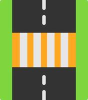 Pedestrian Crossing Vector Icon Design