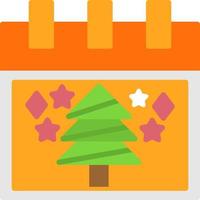 Christmas Tree Vector Icon Design