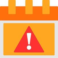 Alert Vector Icon Design