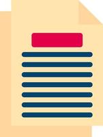 Document Vector Icon Design