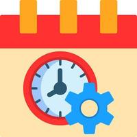 Time Management Vector Icon Design