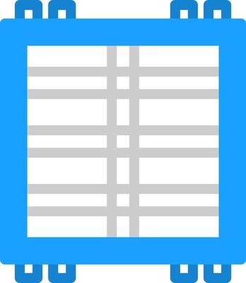Roof Rack Vector Icon Design
