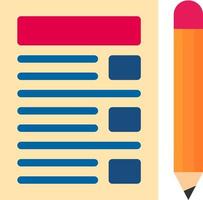 Task List Vector Icon Design