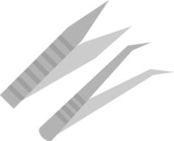 Tweezers Vector Icon Design