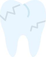 diseño de icono de vector de dientes cariados