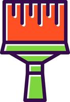 Paint Brush Vector Icon Design