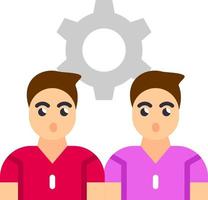 Team Management Vector Icon Design