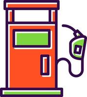 Fuel Station Vector Icon Design