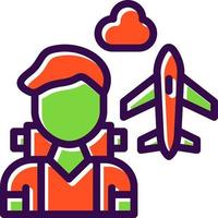 Traveler Vector Icon Design