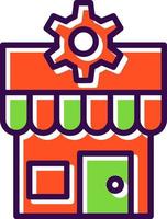 diseño de icono de vector de mercado