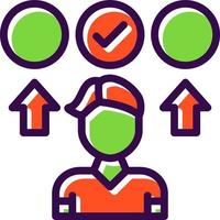 Decision Making Vector Icon Design