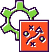 diseño de icono de vector de estrategia