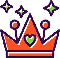 Crown Vector Icon Design