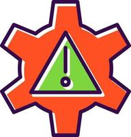 Risk Management Vector Icon Design