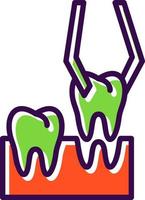 Teeth Extraction Vector Icon Design