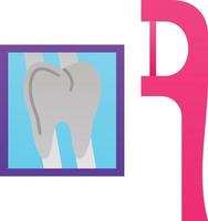 diseño de icono de vector de hilo dental