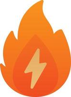 Heat Energy Vector Icon Design