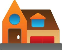 Cottage Vector Icon Design