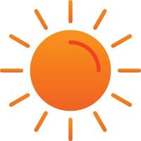 Sun Vector Icon Design