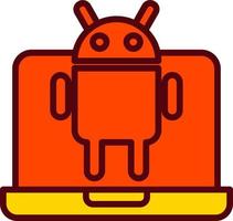 icono de vector de Android