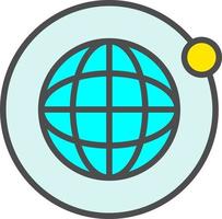 Orbit Network Vector Icon