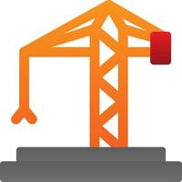 Crane Vector Icon Design