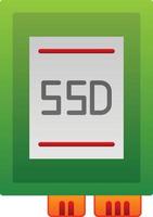 diseño de icono de vector de tarjeta ssd