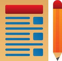 Task List Vector Icon Design