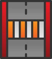 Pedestrian Crossing Vector Icon Design