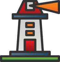 Lighthouse Vector Icon Design