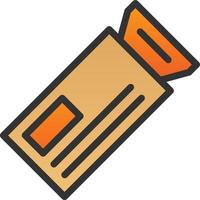 Ticket Vector Icon Design