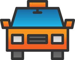 Taxi Vector Icon Design