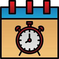 Alarm Clock Vector Icon Design