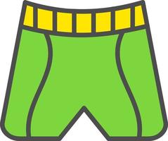 Swim Shorts Vector Icon