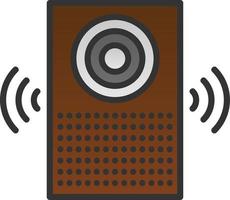 Smart Speaker Vector Icon Design