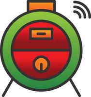 Robot Vacuum Vector Icon Design