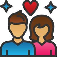 Couple Vector Icon Design