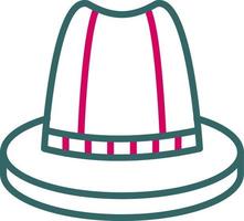 icono de vector de sombrero de copa