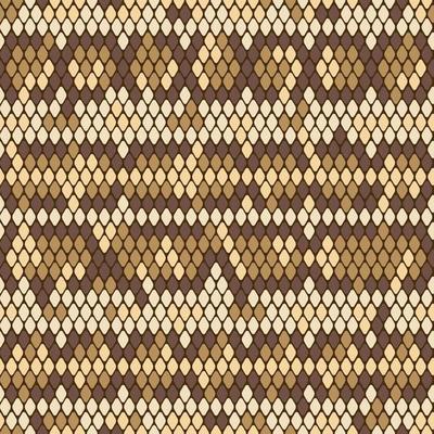 Dark and Brown Snake Skin Pattern Background