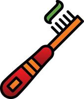 Toothbrush Vector Icon Design