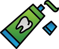 Tooth Paste Vector Icon Design