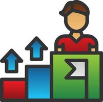 diseño de icono de vector de liderazgo
