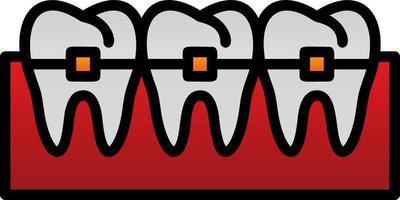 Braces Vector Icon Design