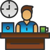 Workplace Vector Icon Design