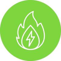 Heat Energy Vector Icon Design