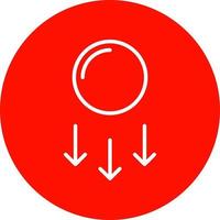 Gravitational Energy Vector Icon Design