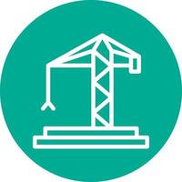 Crane Vector Icon Design