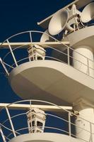 ea. Cruise ship radar and signaling equipment. photo