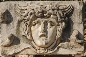 Face Relief from Ephesus, Turkey photo