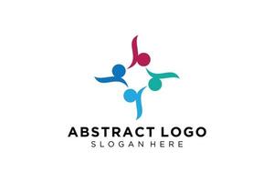 Vector abstract people and family logo collection,people icons, health logo template, care symbol.